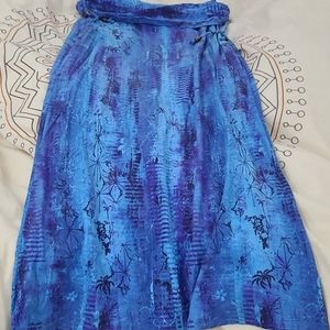 Athleta XS tie dye Maxi Skirt XS